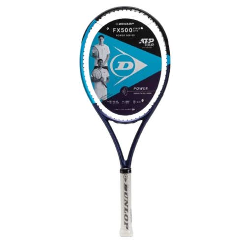 Dunlop Sports FX500 Super Lite UnStrung Tennis Racket, Blue/Black V26,