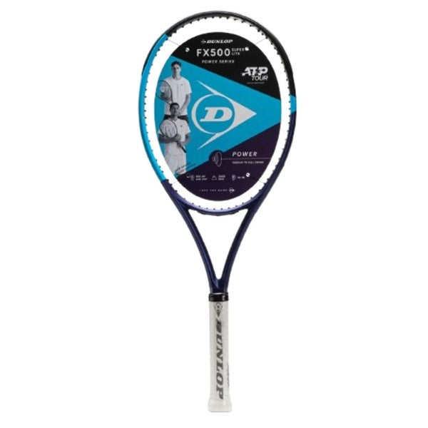 Dunlop Sports FX500 Super Lite UnStrung Tennis Racket, Blue/Black V26,