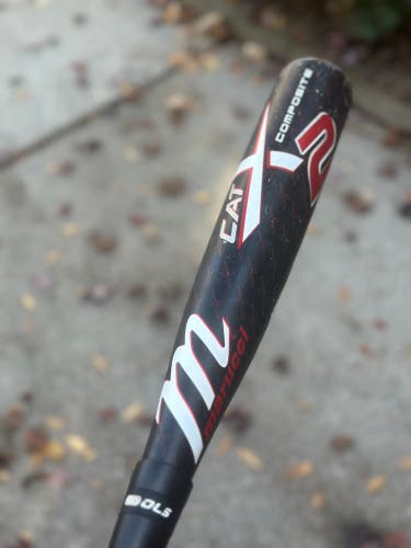 2025 Marucci CATX2 Composite USSSA Certified Bat (-10) 19 oz 29" (Used)