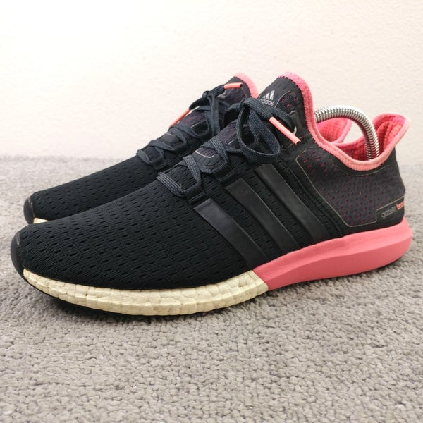 Adidas Gazelle Boost Womens Size 10 Running Shoes Black Pink Sneakers B40737