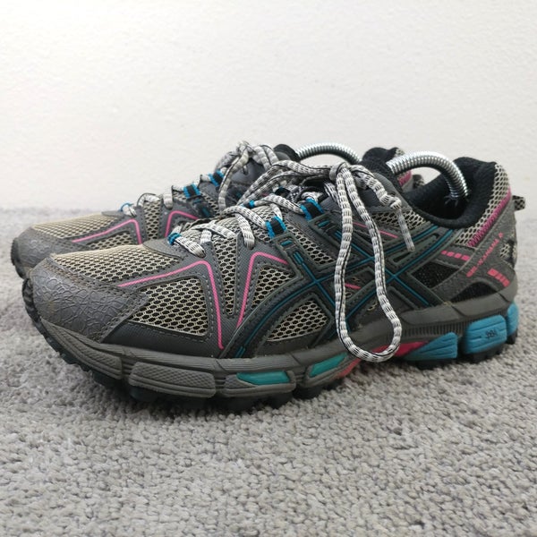 Asics Gel-Kahana 8 Womens Size 7.5 Running Shoes Gray Trail Sneakers T6L5N
