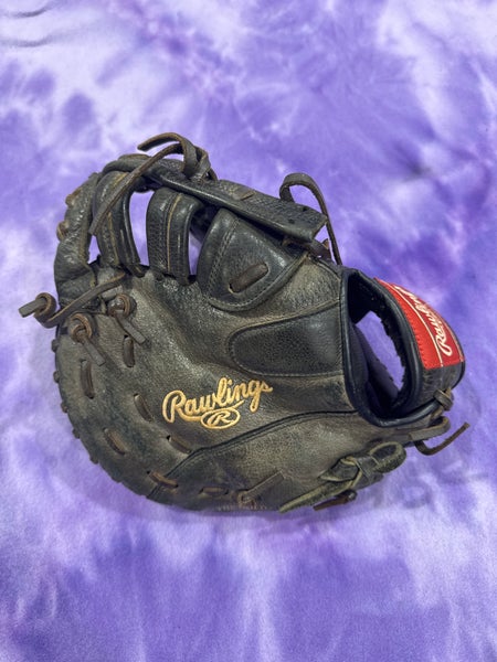 Black Rawlings Highlight Series RH First Base Baseball Glove 11.5" (Used)