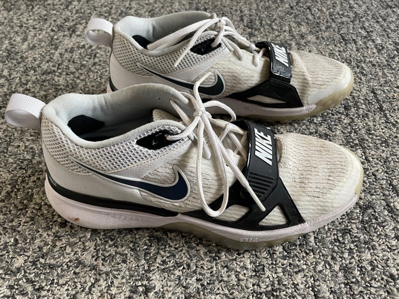 Nike Air Zoom Diamond Elite Turf Baseball White DZ0503-103 Mens Sz 10.5 Used