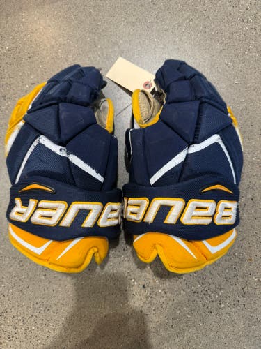 Senior Bauer Vapor 1X Pro Gloves 14" (Used)