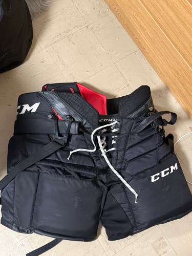 Senior Large 2023 CCM Axis 1.9 Hockey Goalie Pants (Used)