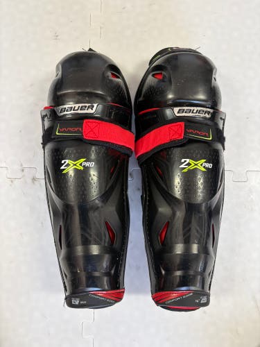 Senior Bauer Vapor 2X Pro 14" Shin Pads (Used)