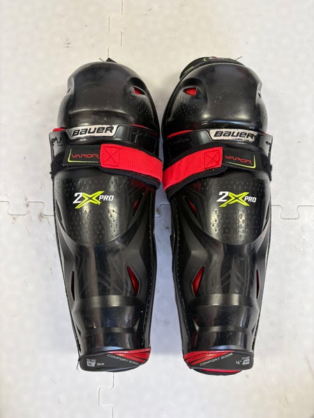 Senior Bauer Vapor 2X Pro 14" Shin Pads (Used)