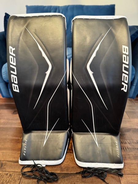 Custom Medium 2025 Bauer FlyLite Goalie Leg Pads (Used)