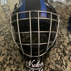 Junior Hackva Goalie Mask (Used) *READ DESCRIPTION*