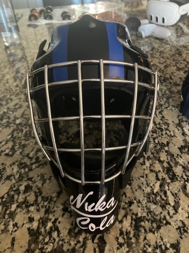 Junior Hackva Goalie Mask (Used) read description