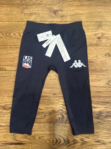 Kappa Navy Medium/Large Adult Unisex Baselayer Pants (New) and Green Pants