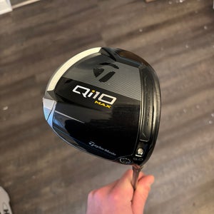 TaylorMade Qi10 Max Right Handed Driver Stiff Flex 9 Loft (Used)