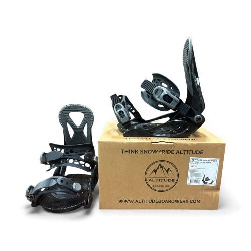 2025-26 ALTITUDE "JR RIPPER" SNOWBOARD BINDINGS 4x4 BURTON 3D & EST SIZES: 3-6
