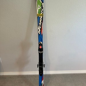 Racing 156 cm Nordica Dobermann GS WC Skis With Bindings Max Din 10 (Used)