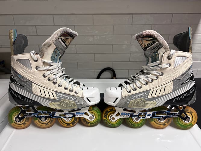 Mission Inhaler ac1 Inline Skates Regular Width Size 9.5 (Used)
