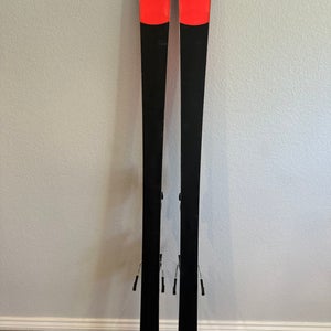 Racing 165 cm Rossignol Hero Athlete GS Skis With Bindings Max Din 12 (Used)