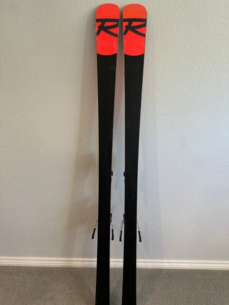 Racing 165 cm Rossignol Hero Athlete GS Skis With Bindings Max Din 12 (Used)