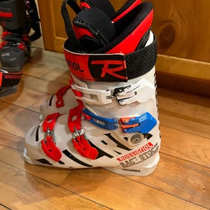 Mondo 25 & 25.5 Unisex Rossignol Hero World Cup 90 SC Racing Ski Boots Soft Flex (Used)