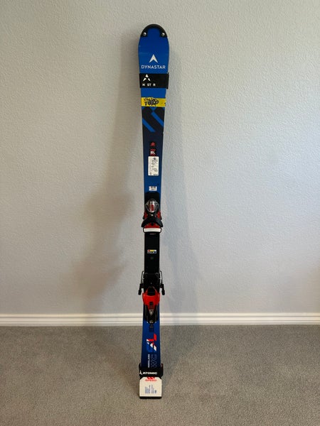 2025 Racing 150 cm Dynastar Speed Omeglass World Cup Skis With Bindings Max Din 12 (Used)