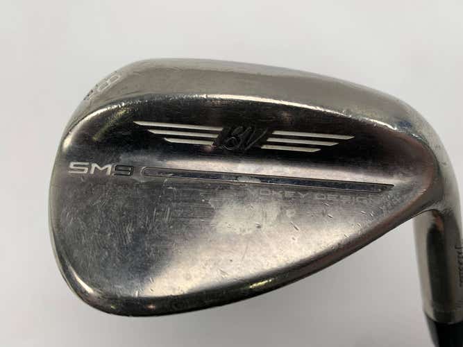 Titleist Vokey SM9 Brushed Steel Lob Wedge 58* 8M S400 Tour Issue Black Stiff RH