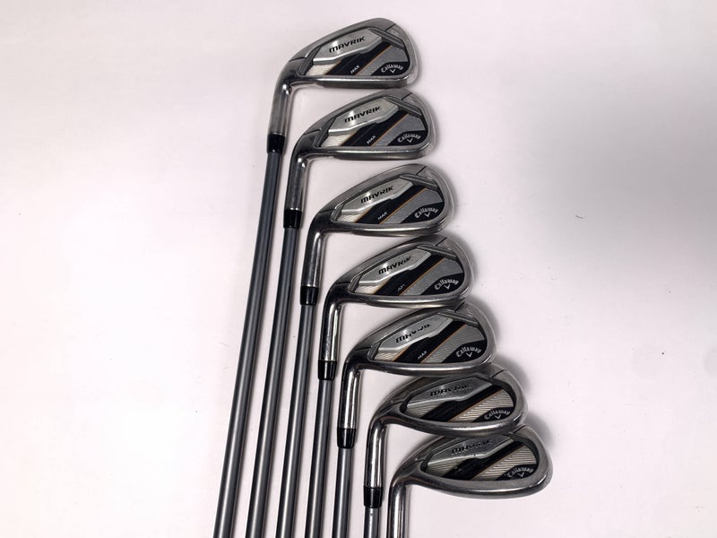Callaway Mavrik Max Iron Set 6-PW+GW+SW Project X Catalyst 5.5 Regular Steel LH