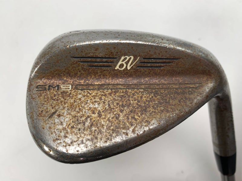 Titleist Vokey SM9 Raw Sand Wedge SW 54*10 S-Grind SteelFiber i95 Stiff RH