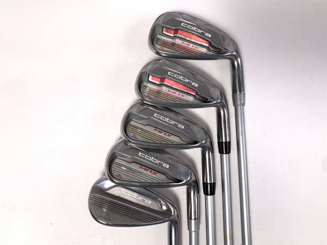 Cobra MAX Iron Set 7-PW+SW White Tie X4 Ladies Graphite Womens RH