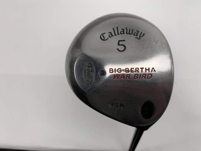 Callaway Big Bertha Warbird 5 Fairway Wood 18* RCH 90 Senior Graphite Mens RH