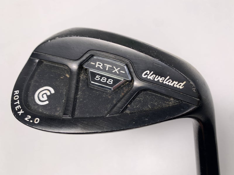 Cleveland 588 RTX 2.0 CB Black Satin Lob Wedge LW 58* 8 DG Wedge RH