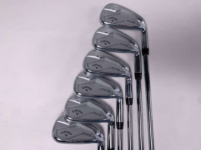 Callaway Elyte X Iron Set 6-PW+GW True Temper Vector 80g Regular Steel RH NEW