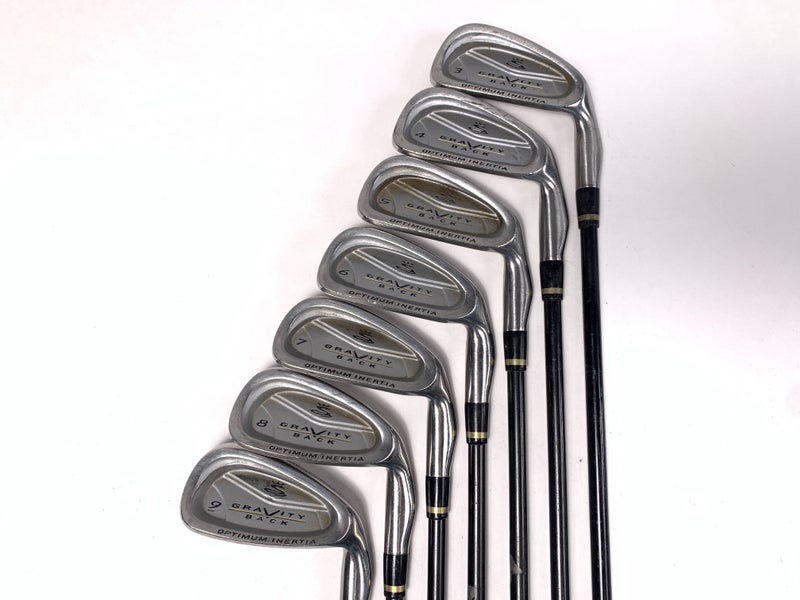 Cobra Gravity Back Iron Set 3-9 Regular Graphite Mens RH