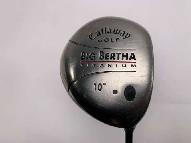 Callaway Big Bertha Titanium Driver 10* RCH 65w Regular Graphite Mens RH