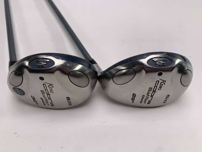 Cobra Baffler DWS 2008 5 & 6 Hybrid Set 29* 32* Aldila 50g Ladies Graphite RH