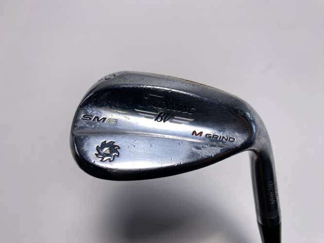 Titleist Vokey SM6 Tour Chrome Lob Wedge LW 60* 8 M-Grind DG S300 Stiff Mens RH