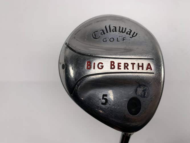 Callaway Big Bertha 2004 5 Fairway Wood 18* RCH 75w Regular Graphite Mens RH