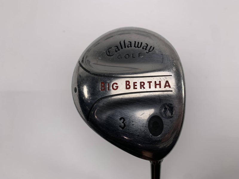Callaway Big Bertha 2004 3 Fairway Wood 15* RCH 75w Regular RH Midsize Grip
