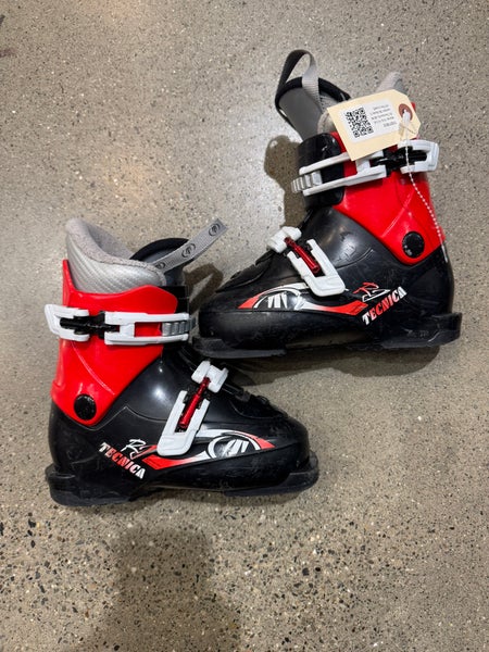 Mondo 19 & 19.5 Kid's Tecnica RJ All Mountain Ski Boots Soft Flex (Used)