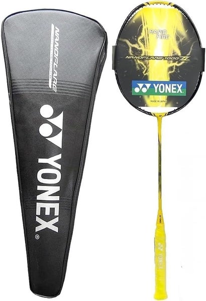 Yonex Nanoflare 1000 ZZ UnStrung Badminton Racquet, Lightning Yellow