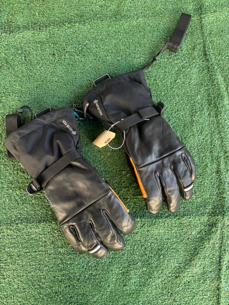 Black Large Adult Unisex Mountain Hardwear GoreTex Gloves