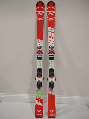 139cm Rossignol Hero FIS SL Pro Skis With Bindings DIN 3-10 (Used)