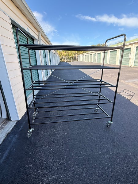 BSN Sports 50 Football Helmet Storage rack on wheels