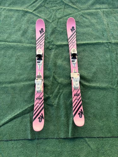 Kid's K2 Missy 72 119 cm Skis | Marker 4.5 Bindings (190mm - 285mm)