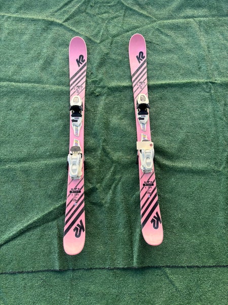Kid's K2 Missy 72 119 cm Skis | Marker 4.5 Bindings (190mm - 285mm)