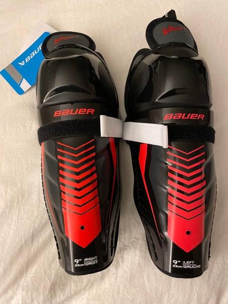 Youth Bauer Lil Sport 9" Shin Pads (New)