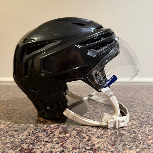 Bauer Re-Akt 150 W/ rare 55P X-Cut Clear Visor