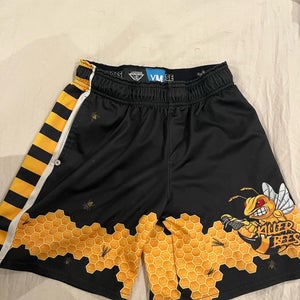 Medium Boys Lacrosse Unlimited Killer Bees Shorts  (Used)
