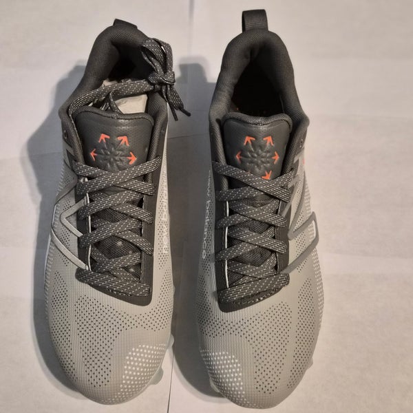 Gray Men's Size M 8.0 New Balance FreezeLX v4 Cleats (New)
