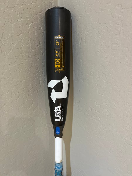2022 DeMarini CF Composite USABat Certified Bat (-10) 19 oz 29" (Used)