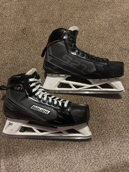 2018 Bauer Supreme S27 Hockey Goalie Skates Regular Width 10.5 (Used)