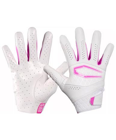 Used Cutters REV X FB Gloves Pink And White SM 11835-S000200220
